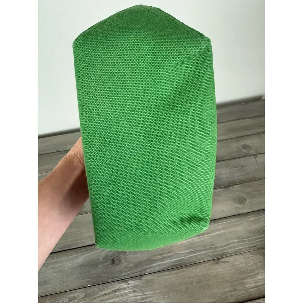 Vintage Tommy Hilfiger Canvas Tote Watermelon Pink Green Y2K Bag - Picture 5 of 8